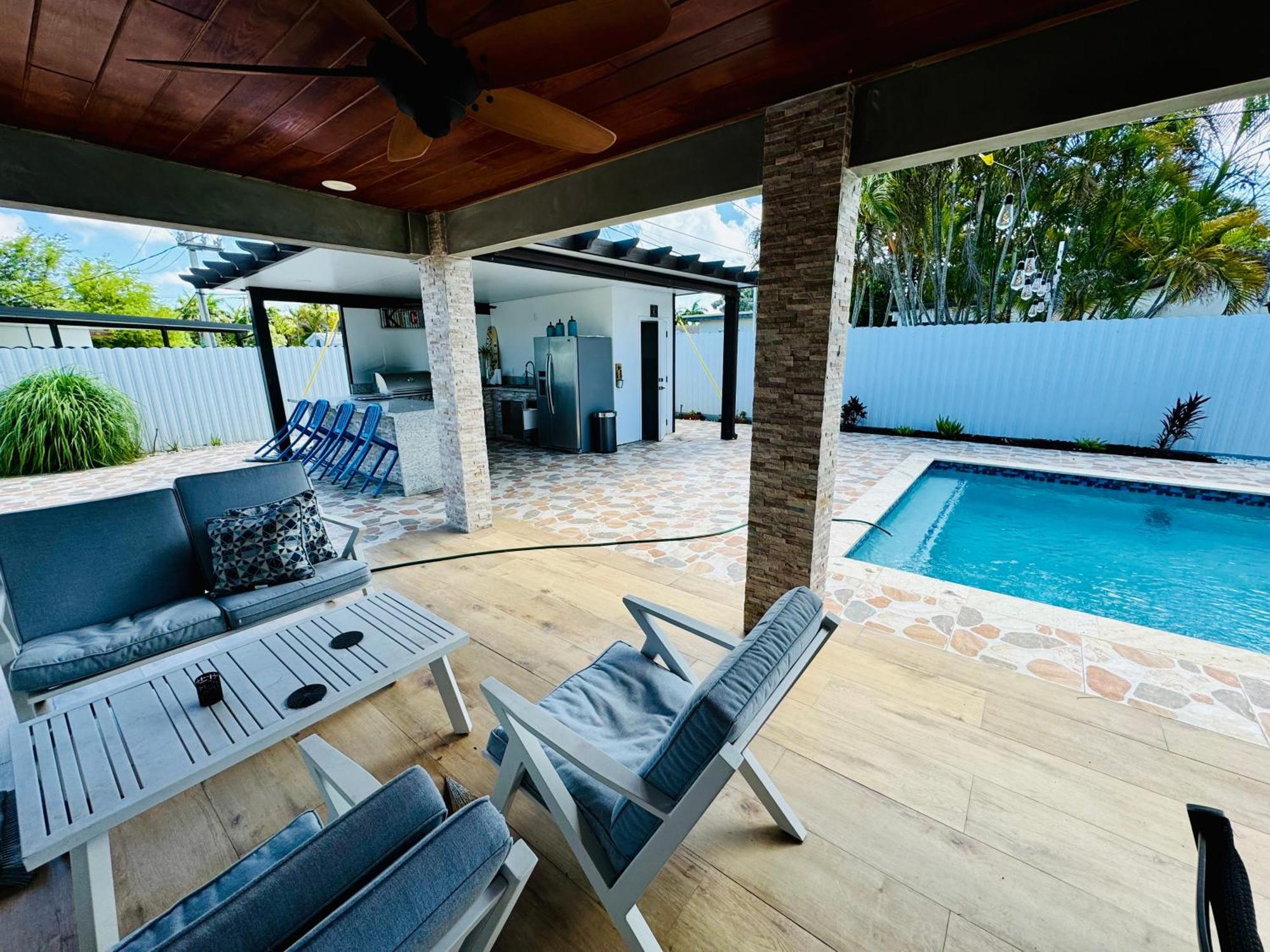 Heated Pool Hot Tub Miami Villa Kültér fotó