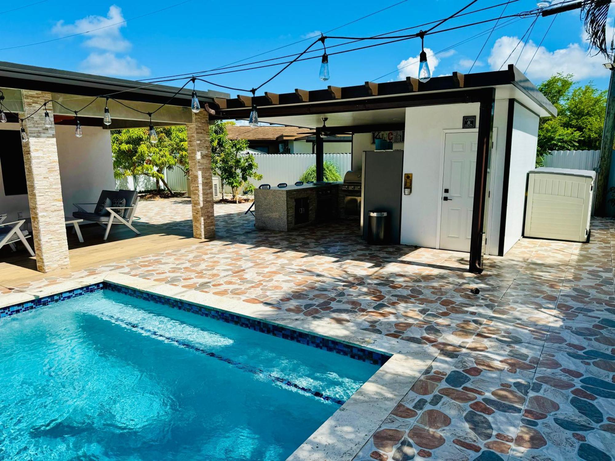 Heated Pool Hot Tub Miami Villa Kültér fotó