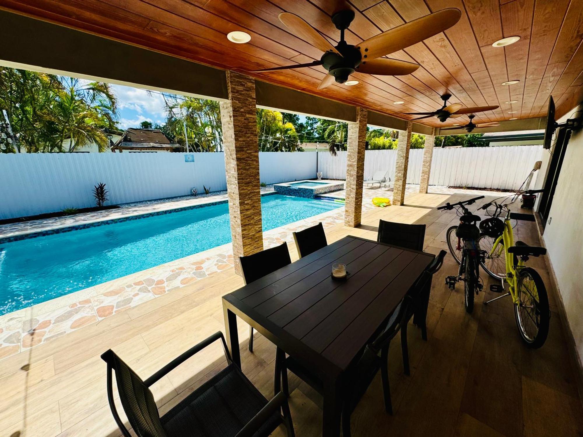 Heated Pool Hot Tub Miami Villa Kültér fotó