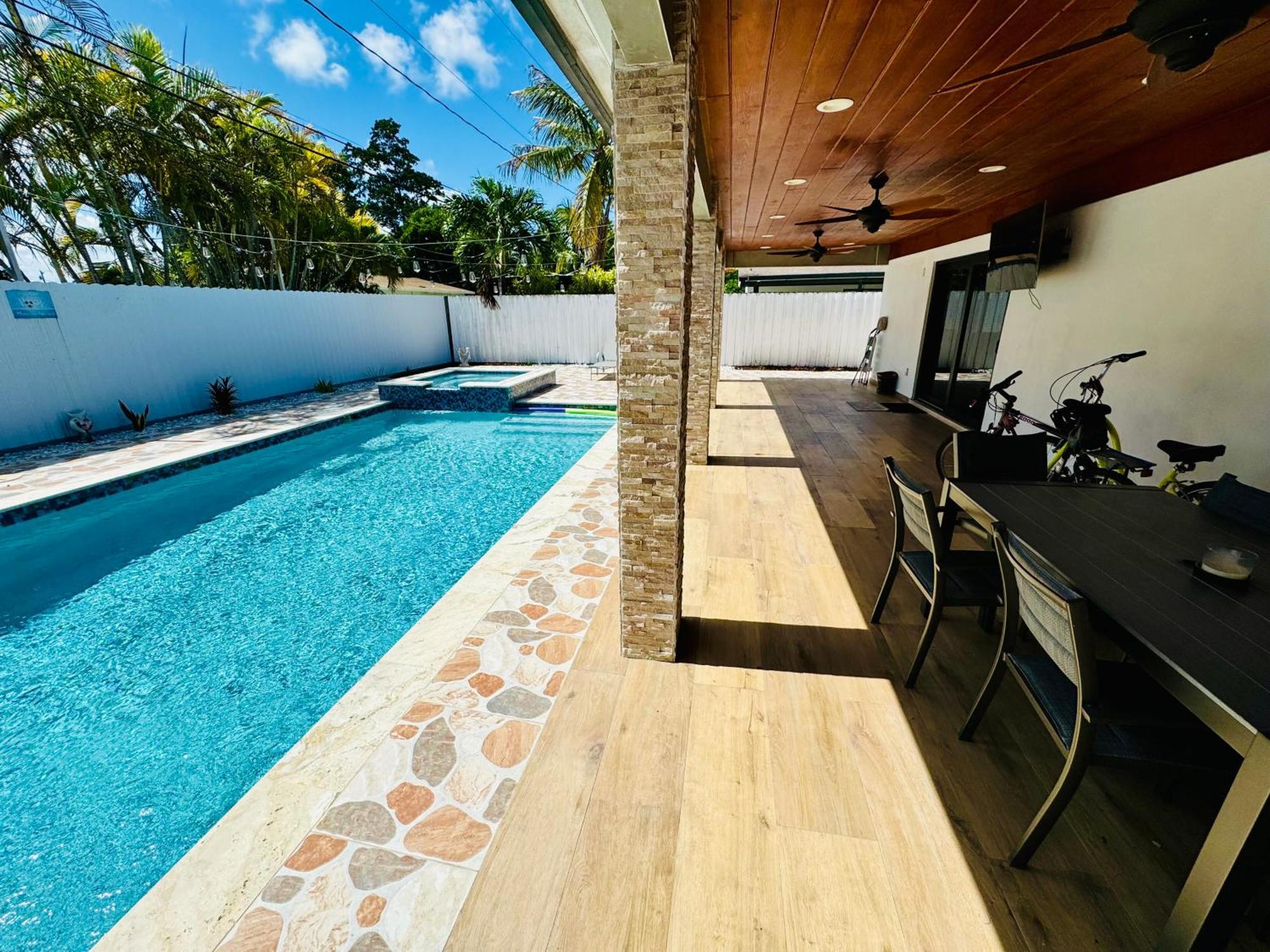 Heated Pool Hot Tub Miami Villa Kültér fotó