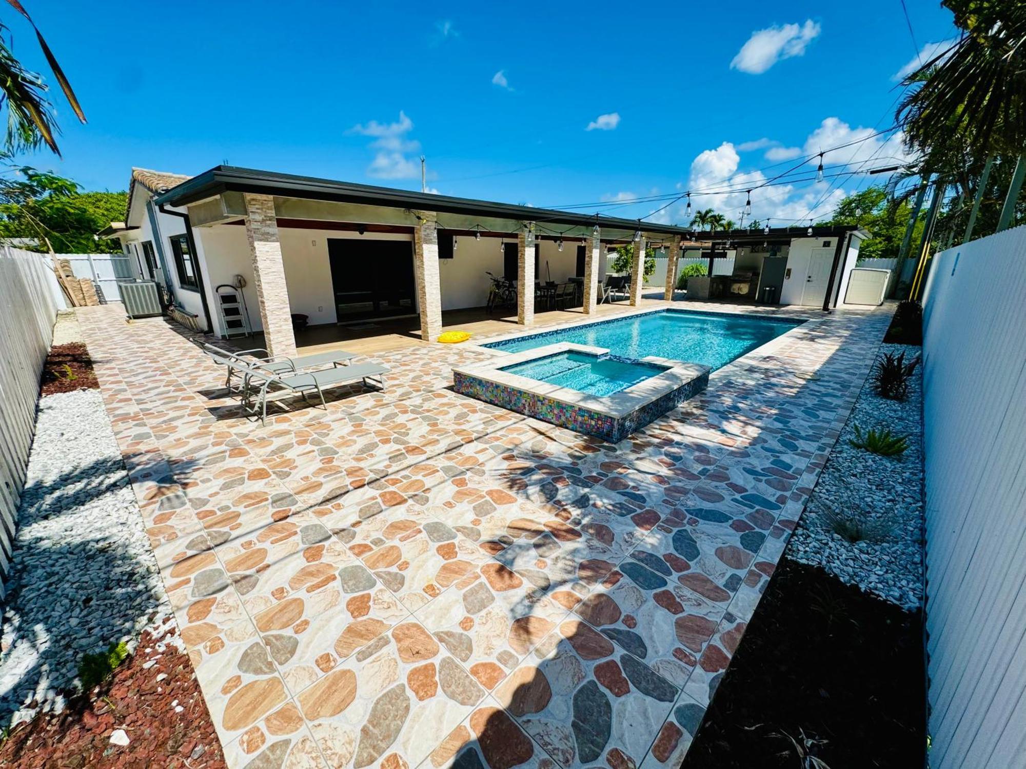 Heated Pool Hot Tub Miami Villa Kültér fotó