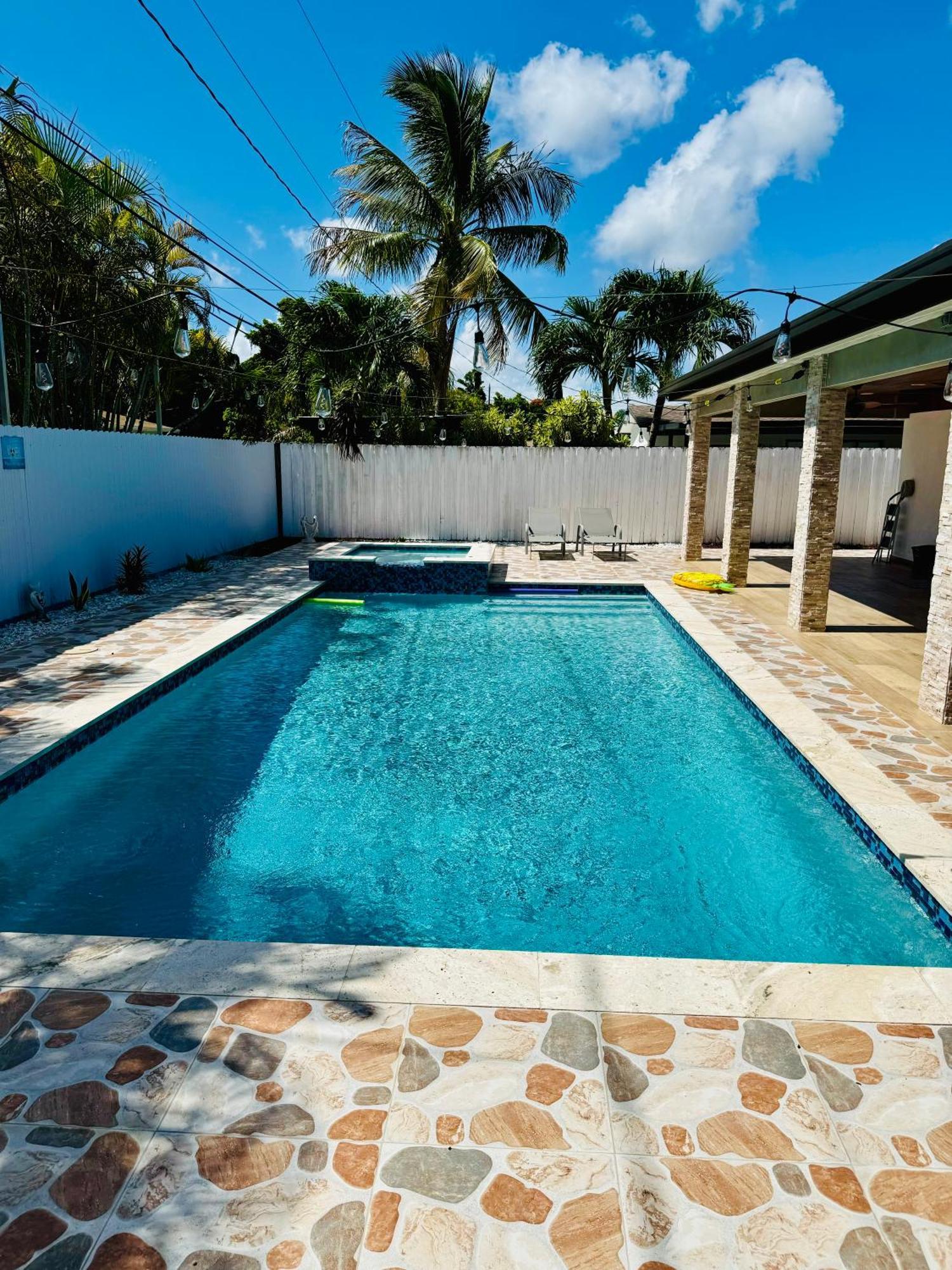 Heated Pool Hot Tub Miami Villa Kültér fotó